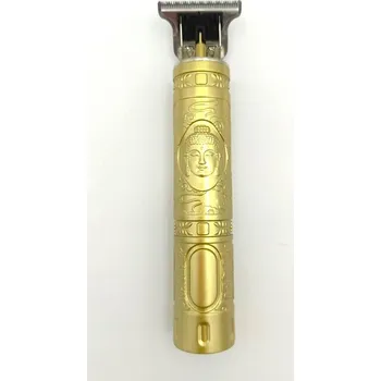 Elektrický kartáč na vlasy Aerbes T-Blade bezdrátový zastřihovač vlasů a vousů Budha Barva: Černá