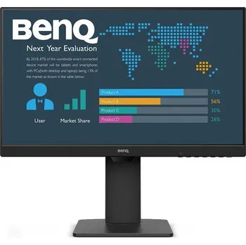 Monitor BenQ BL2486TC 23,8" LED monitor, 23,8", IPS, 1920×1080, 1300:1, 5ms, HDMI, 2× DisplayPort, 2× USB 3.0, 1× USB-C, repro, Pivot, energ. tř. E, černý 9H.LMMLB.QBE