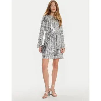 Dámské šaty Vero Moda Koktejlové šaty Efa 10321447 Stříbrná Regular Fit L