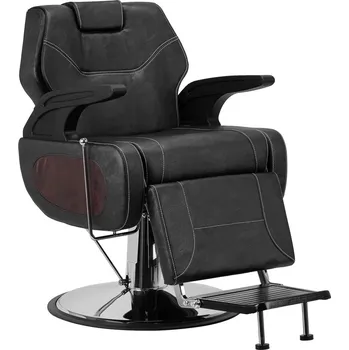 Kadeřnické křeslo Gabbiano barber křeslo Dallas černé