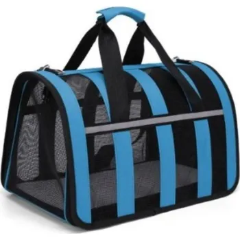 Taška pro psa a kočku DZL Skládací přenosná taška pro domácí zvířata modrá, různé velikosti Velikost: M