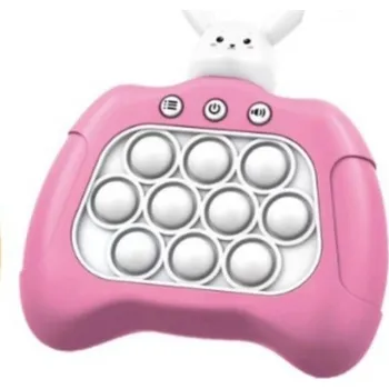 Herní konzole DZL Quick push game Elektronická hra Pop It Zajíček Barva: Růžová