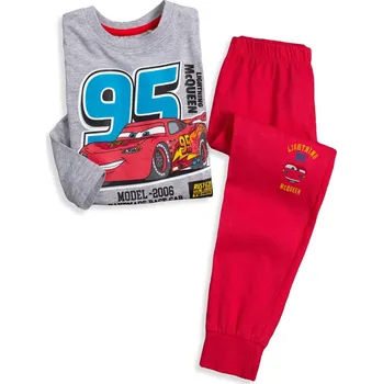 Chlapecké pyžamo Chlapecké pyžamo DISNEY CARS RACE CAR šedé Velikost: 122
