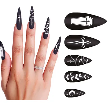 Karnevalový doplněk Guirca Sada umělých nehtů - Vampire