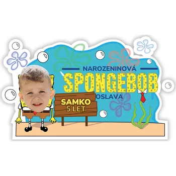 Party nádobí Personal Personalizovaná podložka pod tanier - Spongebob