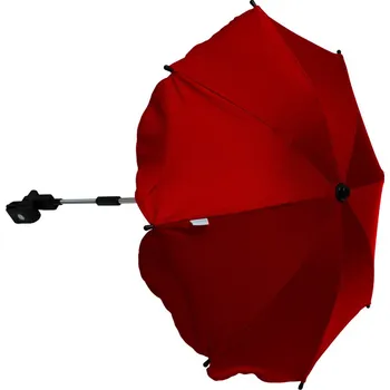 Slunečník na kočárek - červený