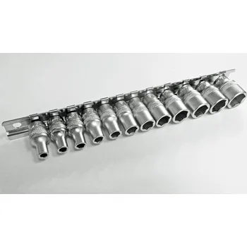 Gola sada Sada hlavic 4-13mm 1/4" Xi-on na liště i pro poškozené hlavy šroubů , Projahn PJ-4109