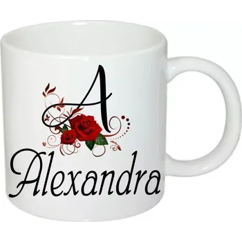 Alexandra hrnek se jménem (hrneček s dámským jménem )