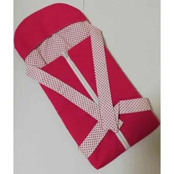 Doplněk pro panenku Taška na miminko - tmavě růžová