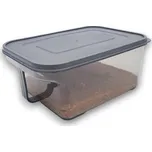 Orion Dóza na potraviny s víkem a uchem MATRIX, 2,6l, šedá