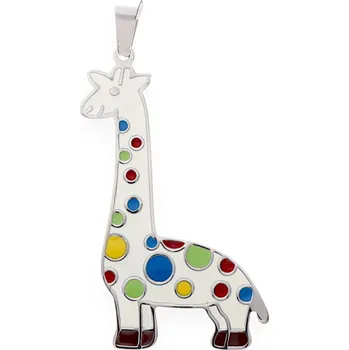 Souprava šperků Nerezový přívěsek Žirafa 6679 - vícebarevný - SPD.6679