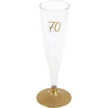 Sklenice Santex Sklenice na šampaňské - 70. narozeniny
