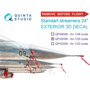 Plastikový model Quinta studio 1/35 Remove Before Flight Standard extern.streamer