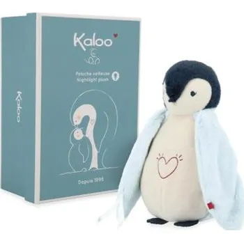 plyšák Kaloo Complices Dětská noční světlo Plyšový tučňák modrý 20 cm