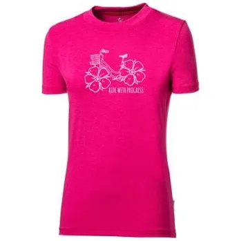 AROMATICO "FLOWBIKE" dětské triko fuchsie 164/170