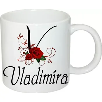 Vladimíra hrnek se jménem (hrneček s dámským jménem )