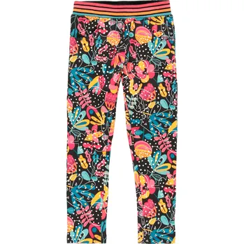 Dívčí kalhoty Zateplené kalhoty s květy, Boboli Velikosti: 122