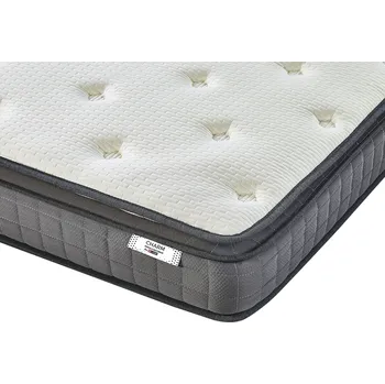 Matrace Matrace z paměťové pěny bílý bambusový potah 140 x 200 cm, tvrdá Beliani