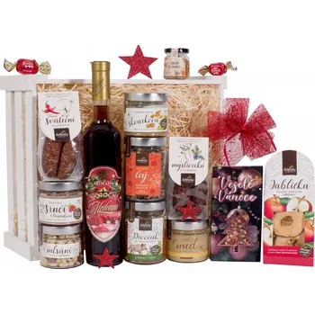 Dárkový potravinový koš Svět dárkových košů Tradiční Vánoce | Vánoční koše 2