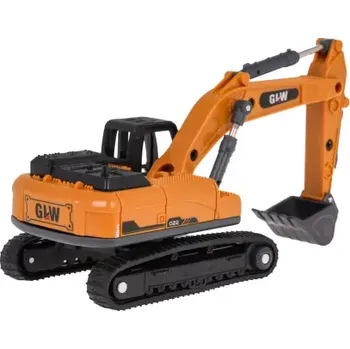 autíčko Rypadlo GLW s kovovým nakladačem a pryžovými koly, setrvačník