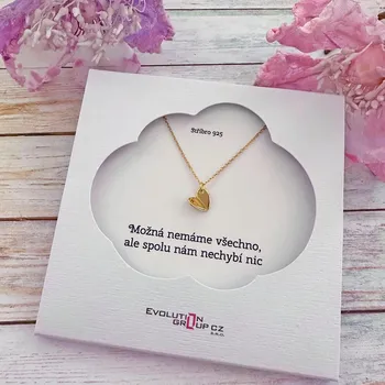 Náhrdelník Možná nemáme všechno, ale spolu nám nechybí nic - OB21