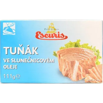 Hotové jídlo Escuris Tuňák ve slunečnicovém oleji 111g