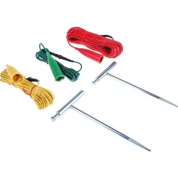 Měřicí kabel Sada testeru uzemnění, číslo modelu: ES165X Fluke