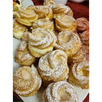 Bezlepkové věnečky s bezlaktózovým krémem - 6 ks, 250 g