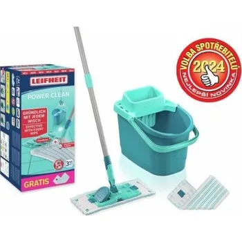 mop Set úklidový Leifheit PowerClean M (mop, vědro, ždímač)