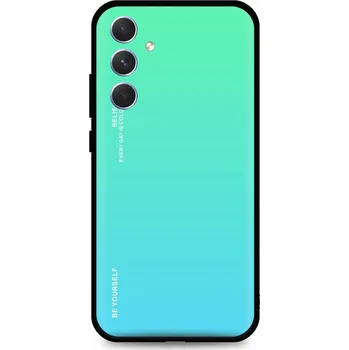 Pouzdro na mobilní telefon Kryt Samsung A54 5G pevný duhový zelený (obal neboli pouzdro na Samsung A54 5G)