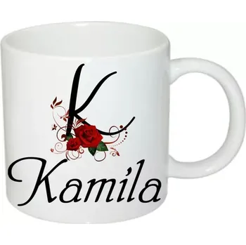 Kamila hrnek se jménem (hrneček s dámským jménem )