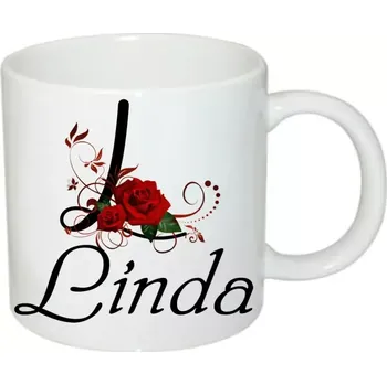 Linda hrnek se jménem (hrneček s dámským jménem )