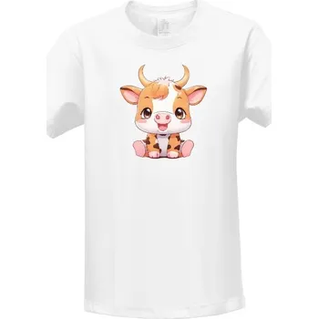 Pánské oblečení Tričko s potiskem Tričko kravička pro děti dětské