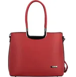 Dámská kabelka do ruky tmavě červená - Delami Bella Rosa červená