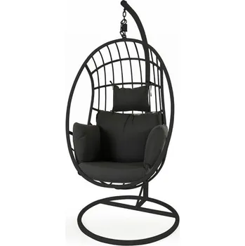 Závěsné křeslo Venkovní houpací křeslo Brafab Palo black grey