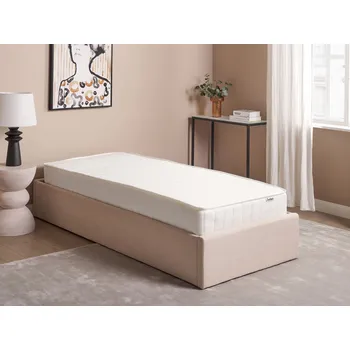 Matrace Matrace s taštičkovými pružinami 90 x 200 cm tvrdá moderní prošívaný design Beliani