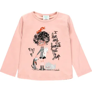 Dívčí tričko Tričko dlouhý rukáv, dívky, Boboli Velikosti: 98