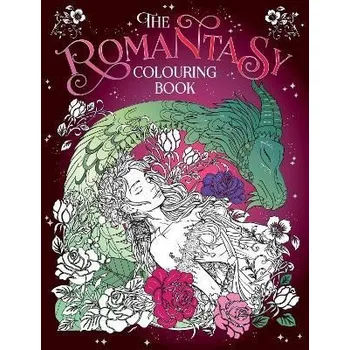 Cizojazyčná kniha The Romantasy Colouring Book: A Fantastical Journey of Colour and Creativity