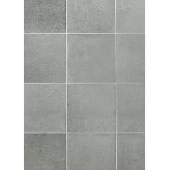 pvc podlaha Breno PVC SMARTEX London 970M – šedé betonové dlaždice, šíře 100 cm