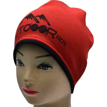 Čepice Dětská čepice RDX 0640 dvouvrstvá OUTDOOR Barva: cihlová, Velikost: 6 (6-9 let)