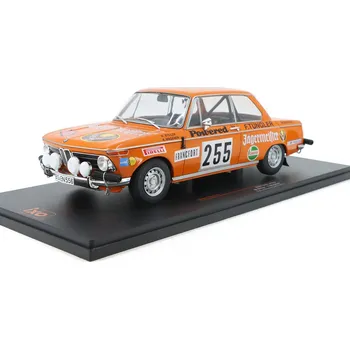 autíčko BMW 2002 #255 W. Stiller/ A. Wagener Rallye Monte-Carlo 1973 1:18 BMW No.255 Jägermeister - kovový model auta 1/18