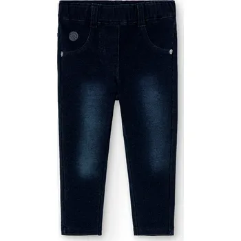 Dámské legíny Kalhoty, strečové legíny, tmavě modrá barva, dívka, Boboli Velikosti: 104