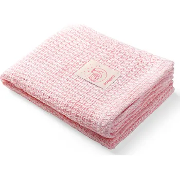 BabyOno Dětská bambusová deka 75 x 100 cm, růžová