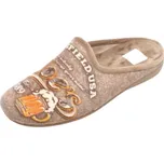 MEDILINE PÁNSKÉ PANTOFLE GEMA 5060-022 HNĚDÁ Barva: HNĚDÁ, Velikost: 44