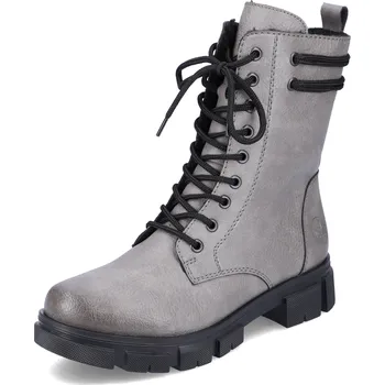 Dámská zimní obuv DÁMSKÉ KOTNÍKOVÉ BOTY RIEKER Y7117-40 ŠEDÁ Barva: Šedá, Velikost: 37