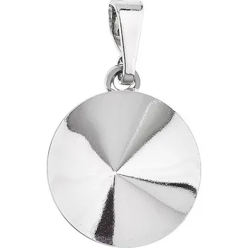 Přívěsek Bižuterní přívěsek kulatý rivoli B7939