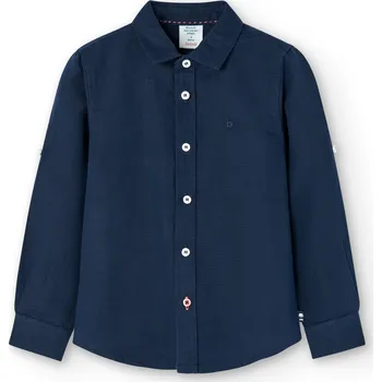 Chlapecká košile Košile, dlouhý rukáv, tmavě modrá, Boboli Velikosti: 140