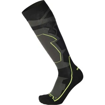 Pánské termo ponožky Lyžařské ponožky Mico Ski Touring Medium W. WARM CONTROL Nero/Grigio - L