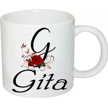 Gita hrnek se jménem (hrneček s dámským jménem )