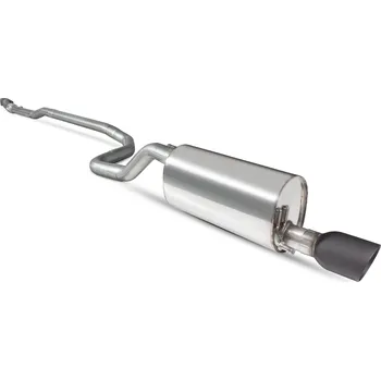 Non-resonated cat-back Scorpion pro Opel Corsa E 1,4 Turbo bez GPF Daytona černá